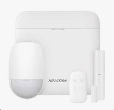Kit de alarma con panel, sensor de movimiento y accesorios